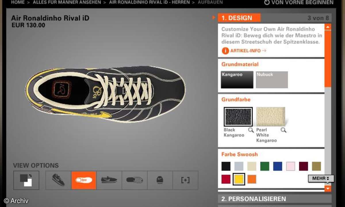 Coole Websites: Nike