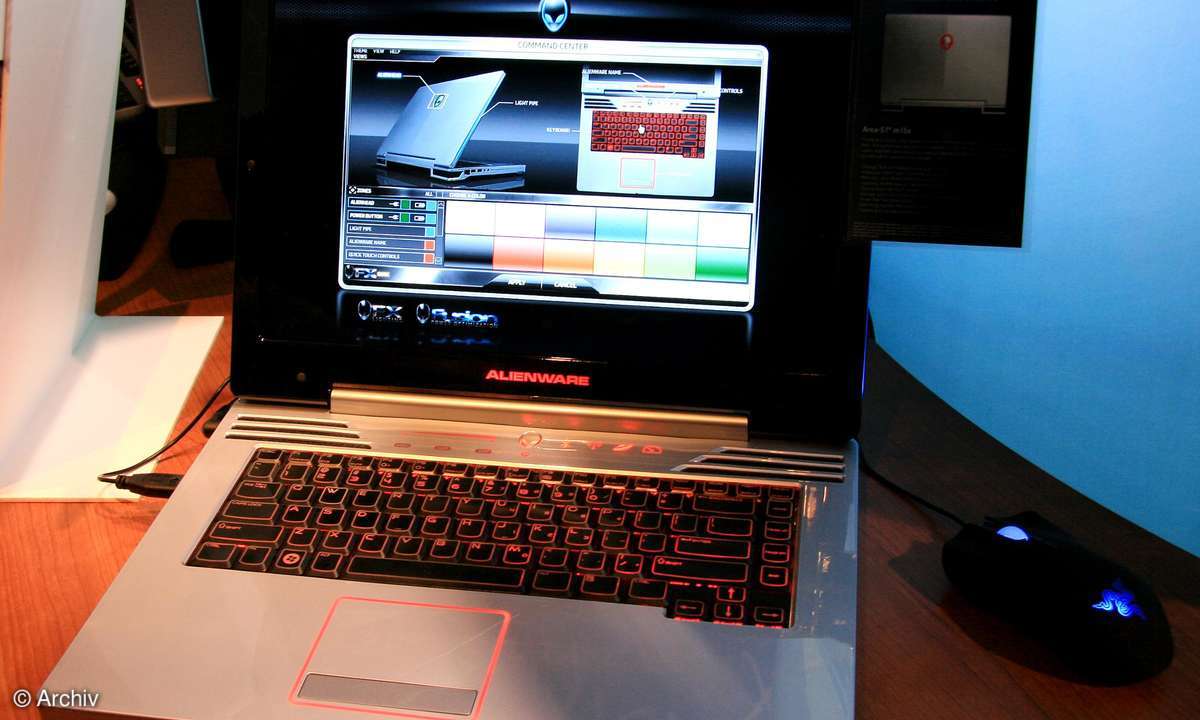 CES 2008: Alienware-Notebook