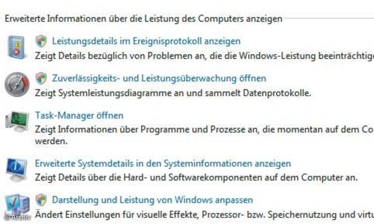 Windows Vista: Tuning-Tipps