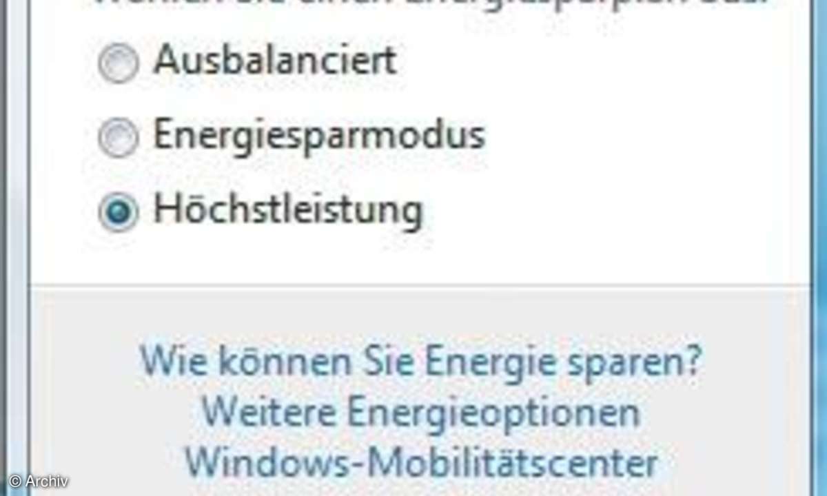 Windows Vista: Tuning-Tipps