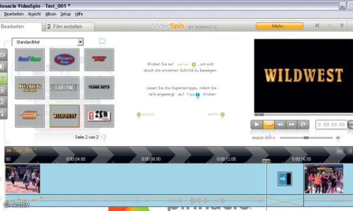 Filme schneiden und ins WEB stellen
