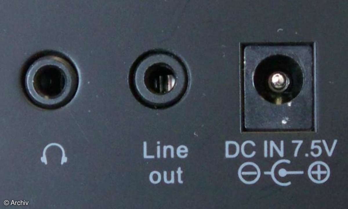 dnt IPdio mini Internet-Radio: Anschlüsse