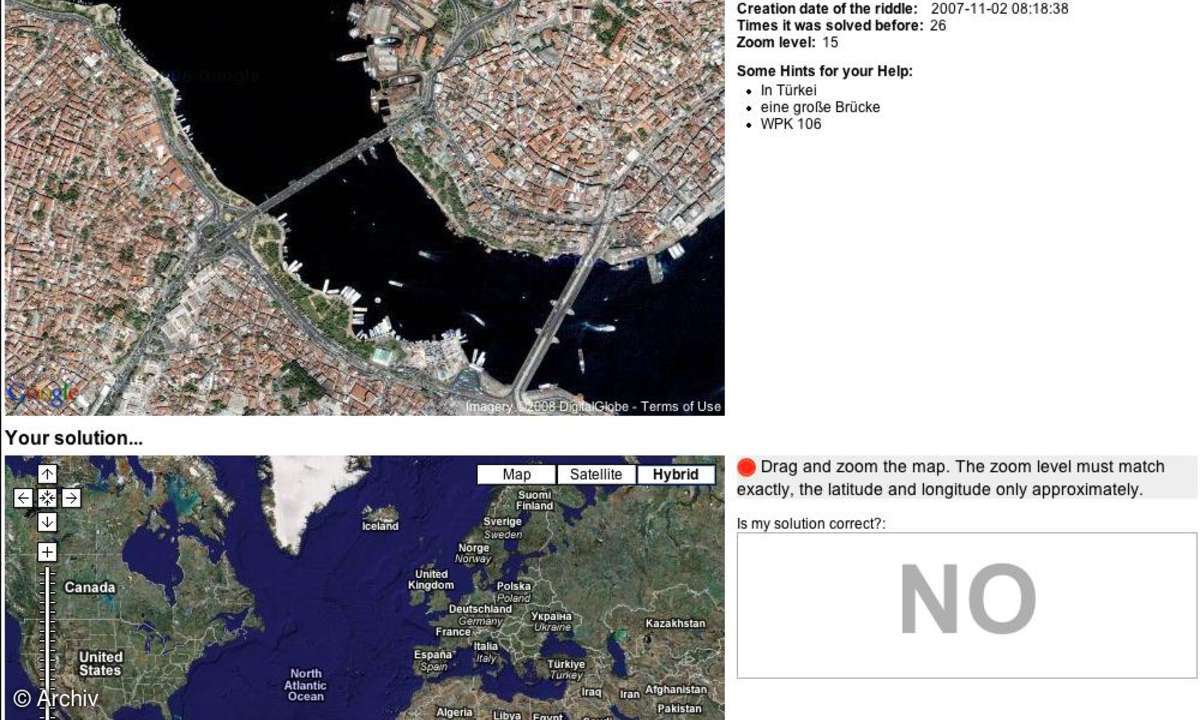 Coole Websites: placeSpotting