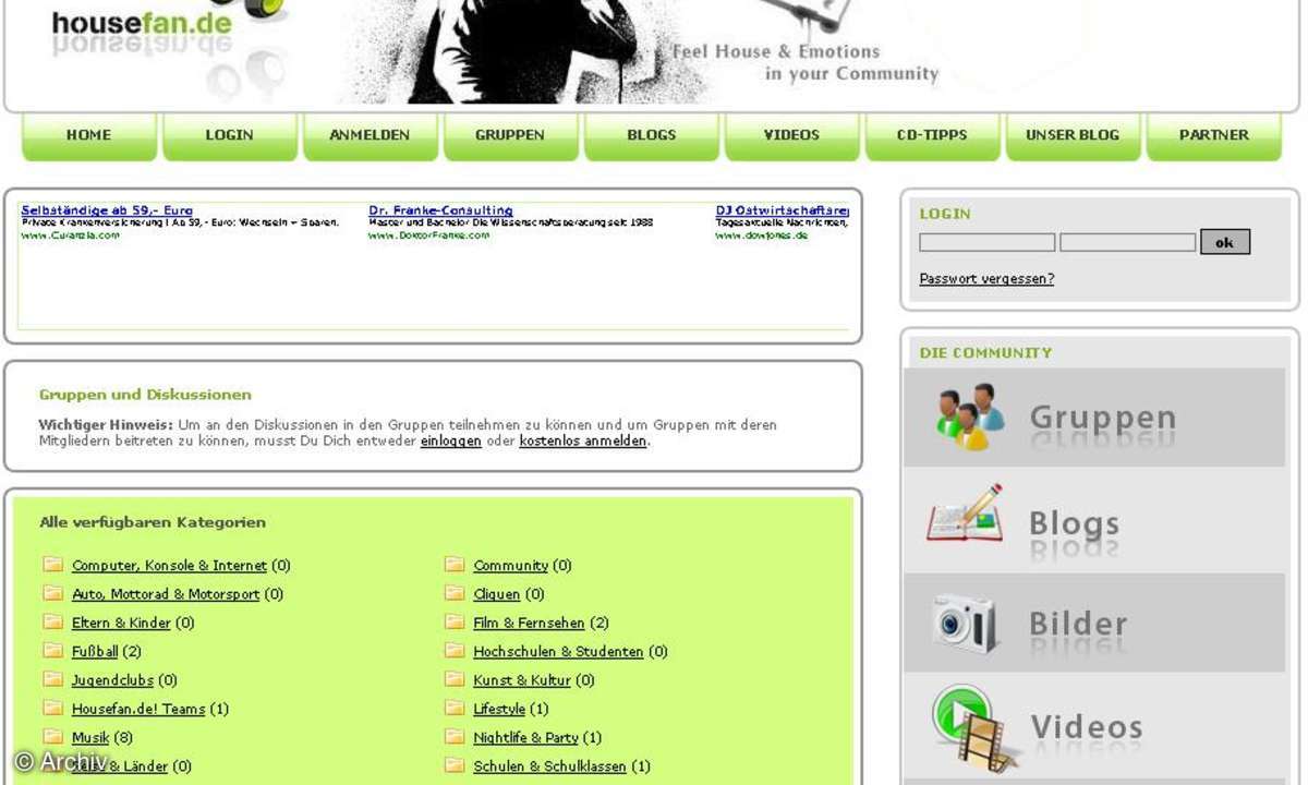 Coole Websites: housefan
