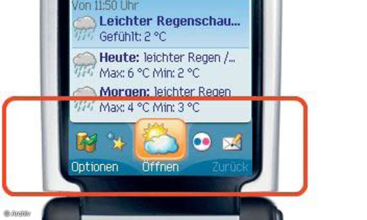 Mit dem Handy online unterwegs