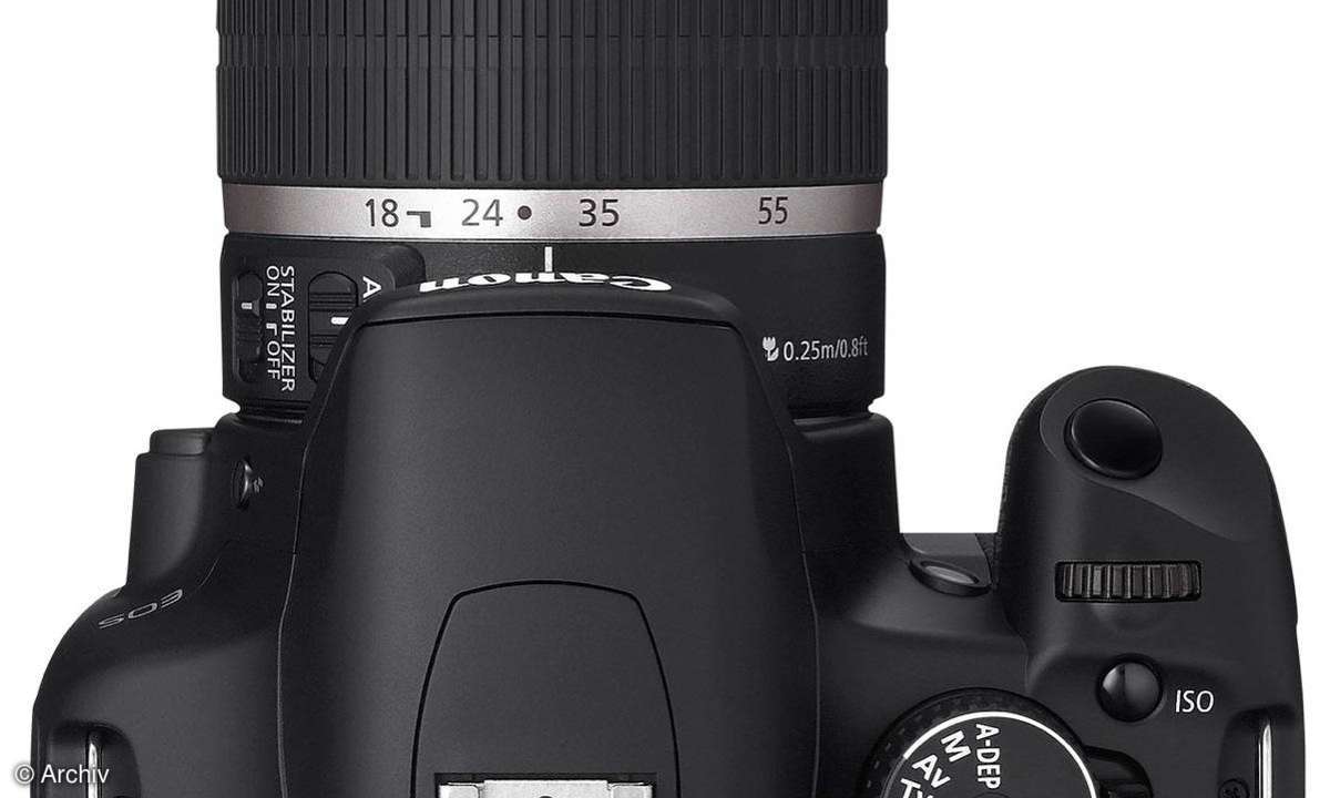 Canon EOS 450D mit 12 Megapixeln und 3-Zoll-Display