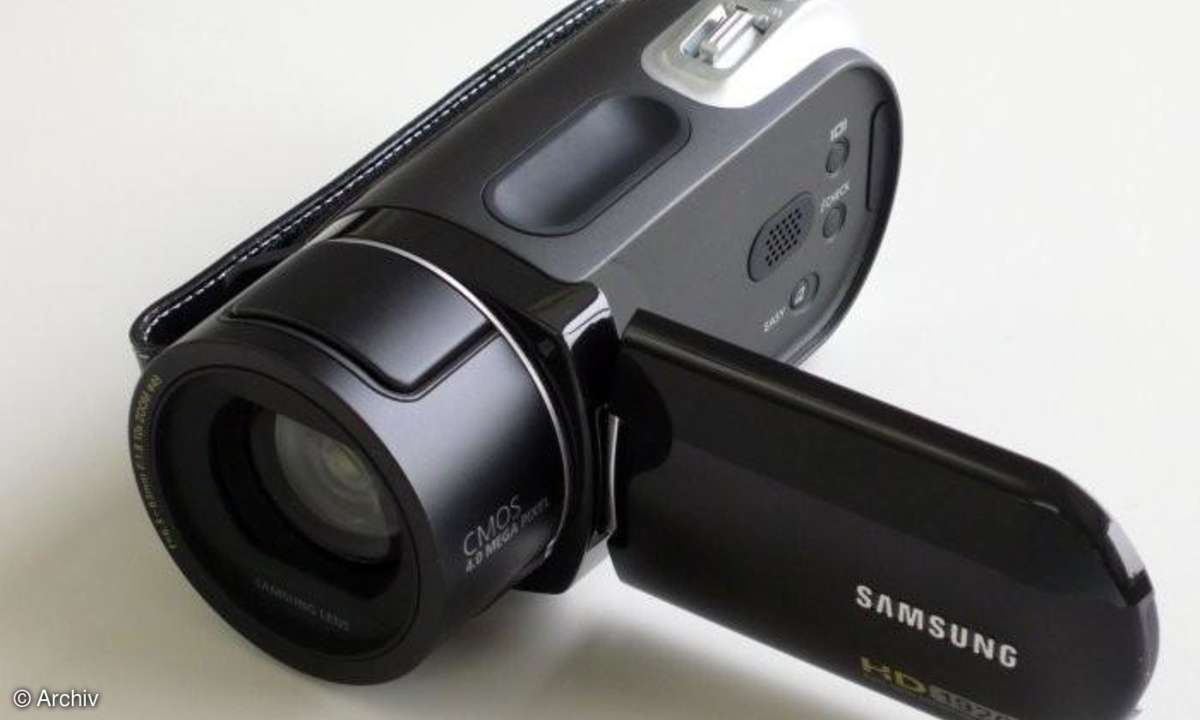 Flash-Speicher-Camcorder: Samsung SC-HMX20C mit Full-HD