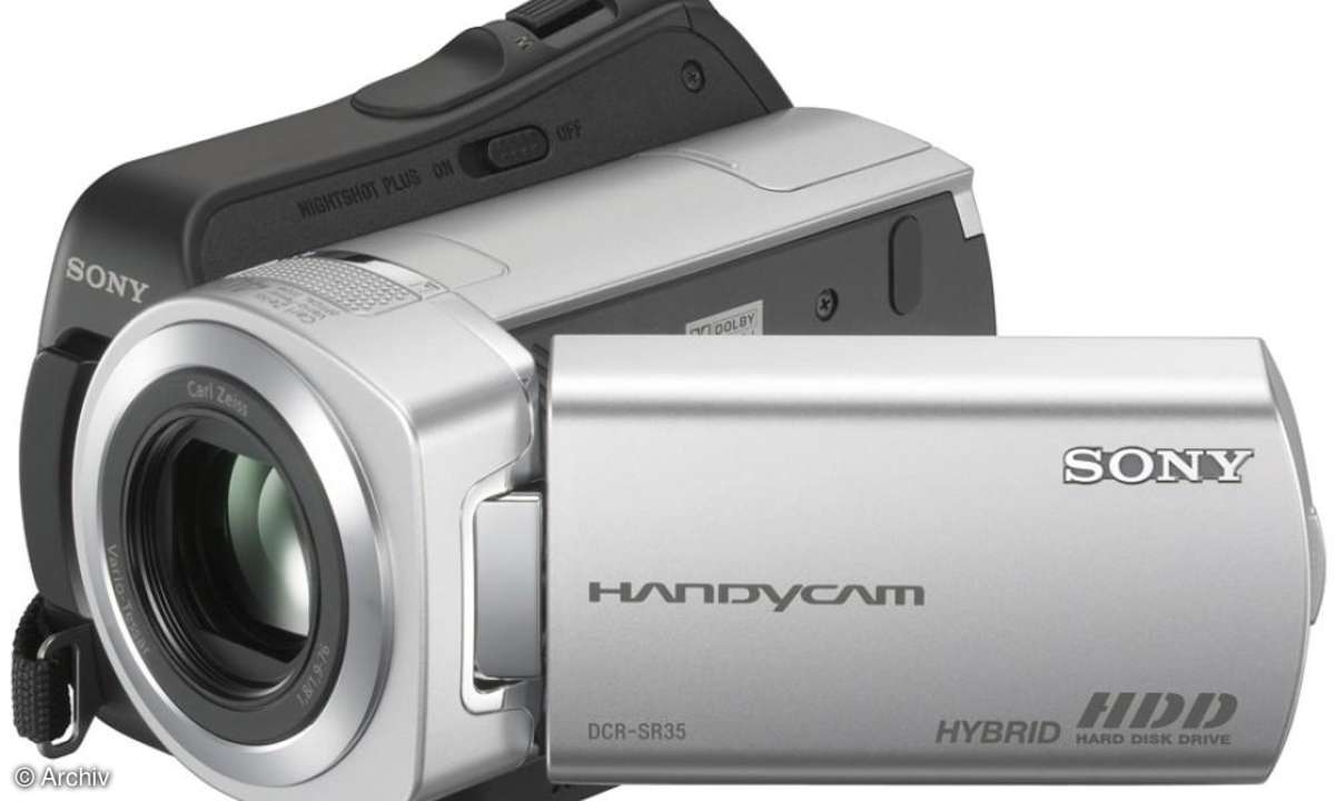 Flash-Speicher-Camcorder: Sony DCR-SR35