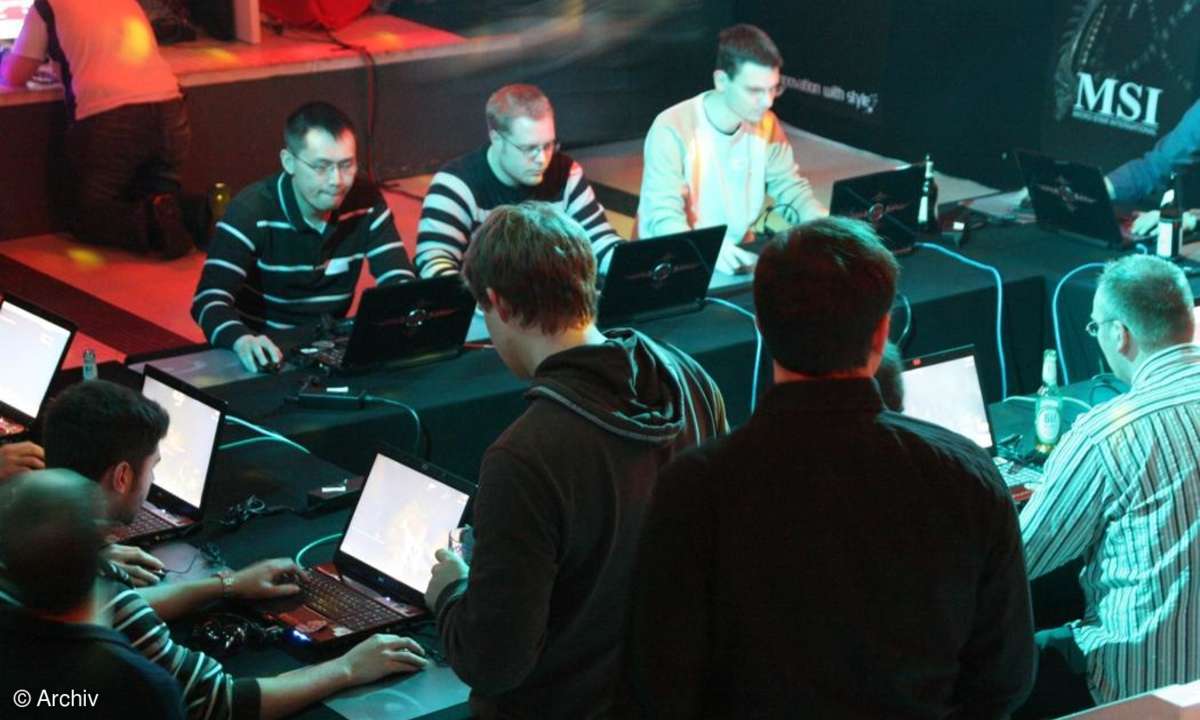 MSI LAN Party mit 3-D-Spiele-Notebooks