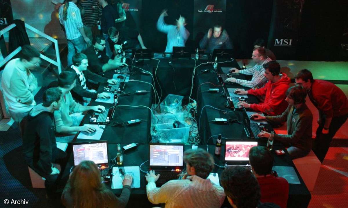 MSI LAN Party mit 3-D-Spiele-Notebooks
