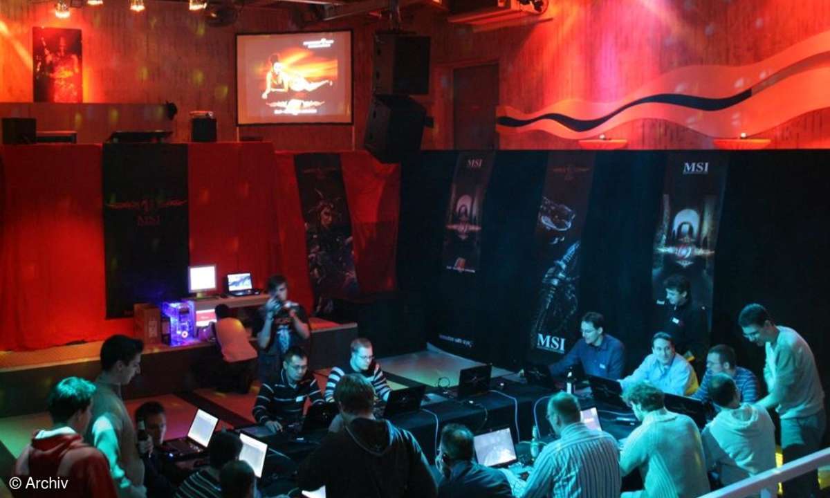 MSI LAN Party mit 3-D-Spiele-Notebooks