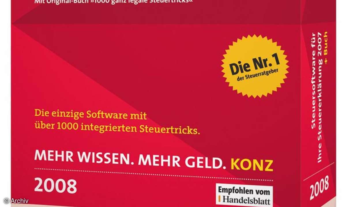 Konz Steuersoftware 2008
