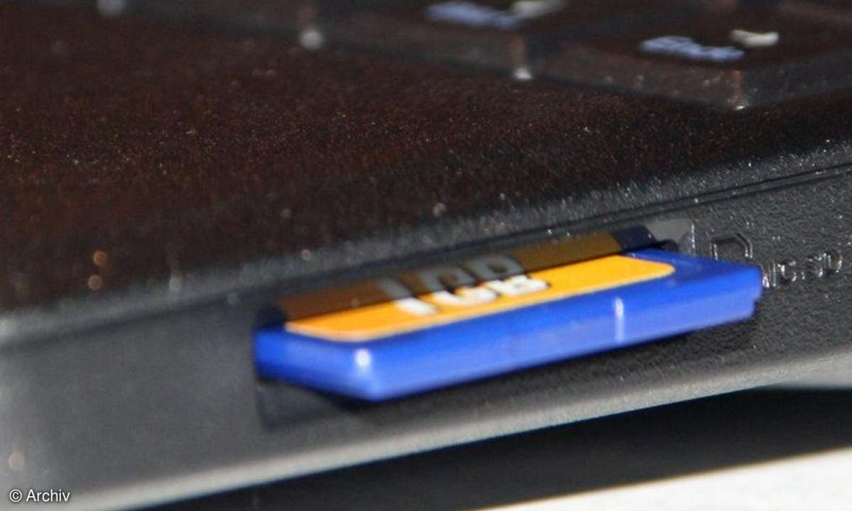 Asus Eee PC: Speicherkarteneinschub