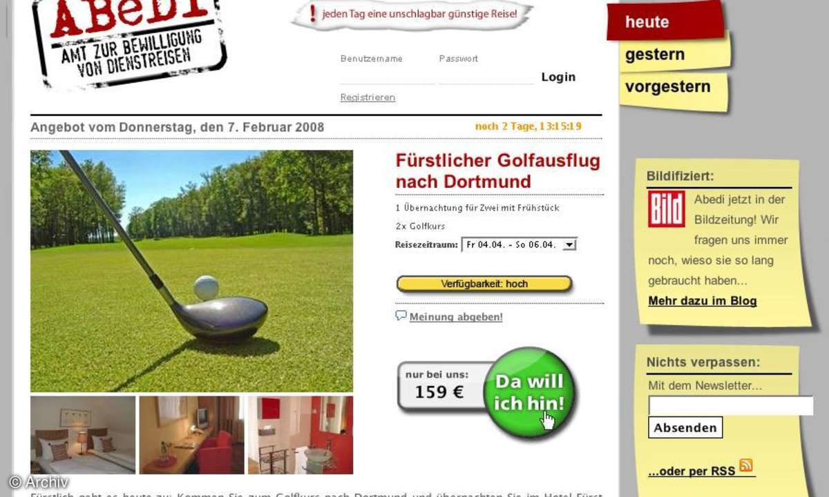 Coole Website: ABeDi
