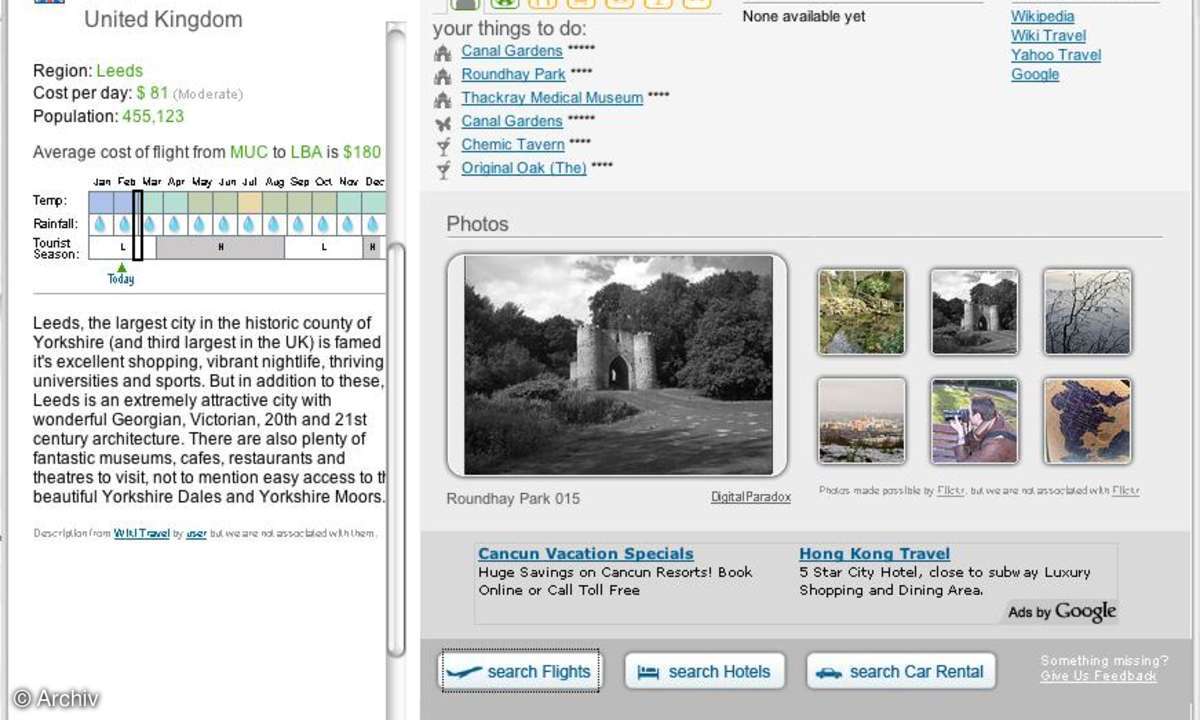 Coole Websites: Tripbase zeigt mehr