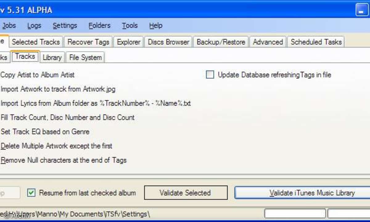 iTSfv - iTunes Store file validator