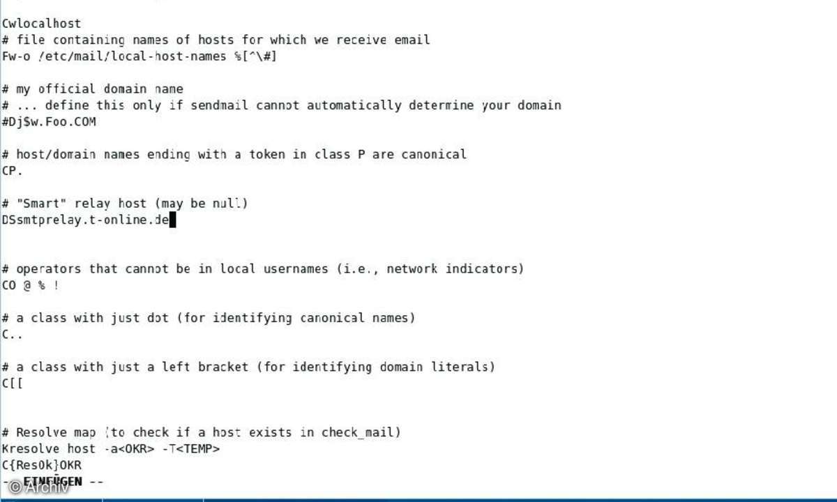 Scalix: DNS-Auflösung