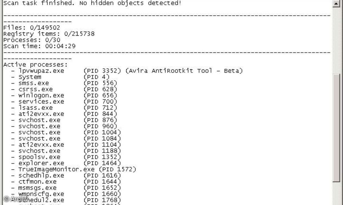 Avira AntiRootkit Tool