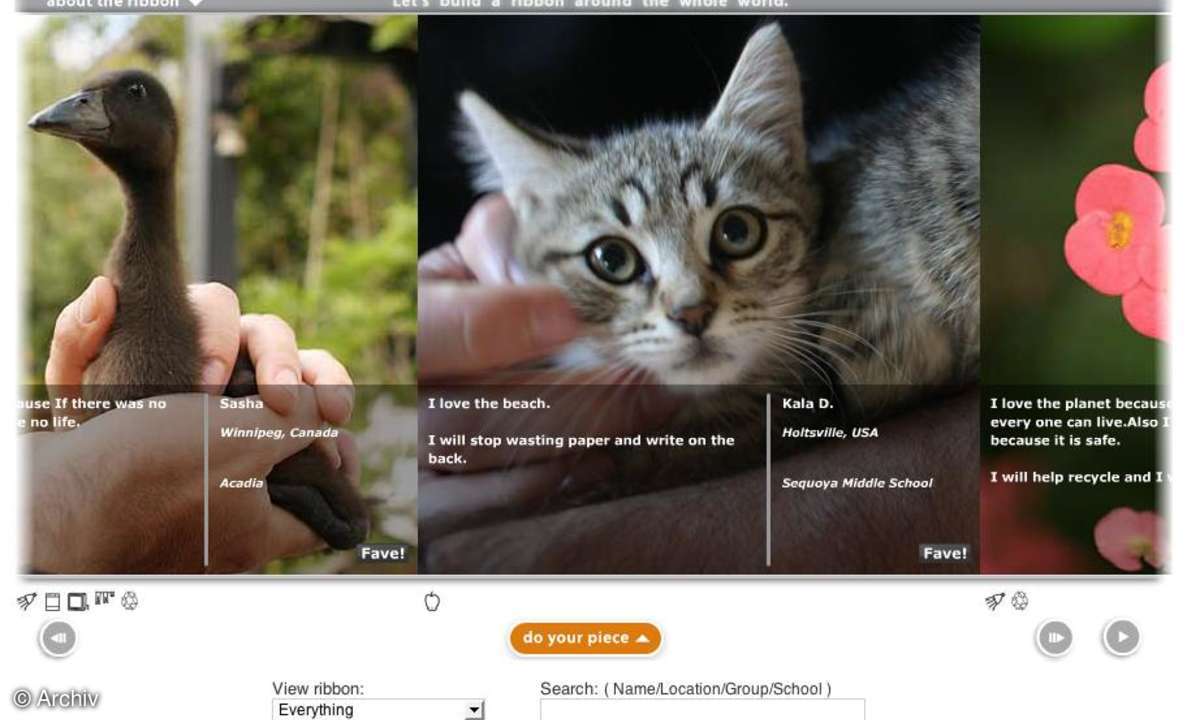 Coole Websites: planetfesto