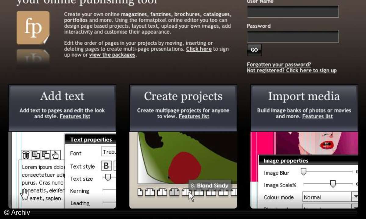 Coole Website: formatpixel