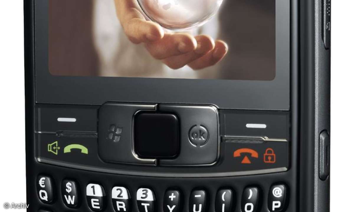 SGH-i780: Samsung-Smartphone mit Touchpad und Tastatur