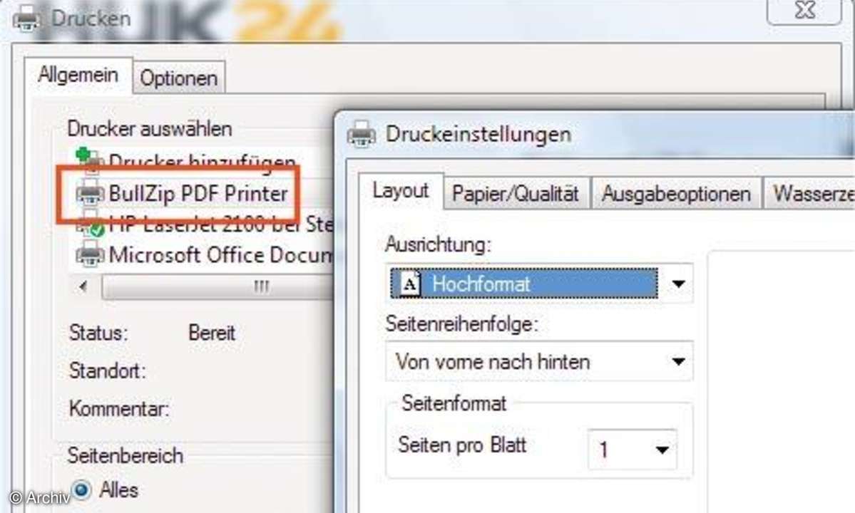 Was Sie für Vista brauchen
