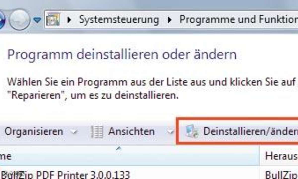 Was Sie für Vista brauchen