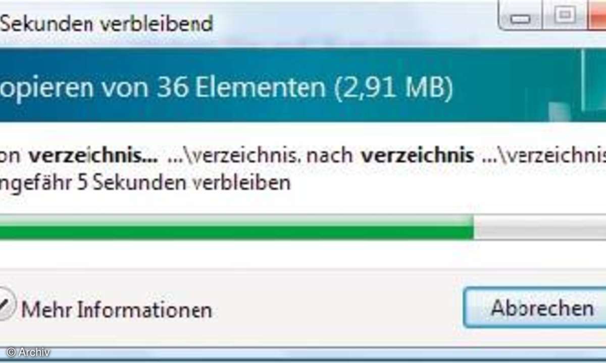 Was Sie für Vista brauchen