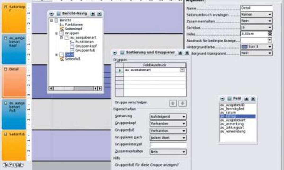 OpenOffice.org: Bericht-Designer