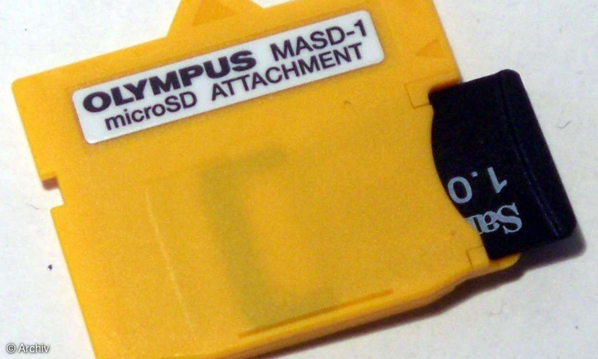 Olympus µ 1030SW - xD-Picture-Card-Adapter