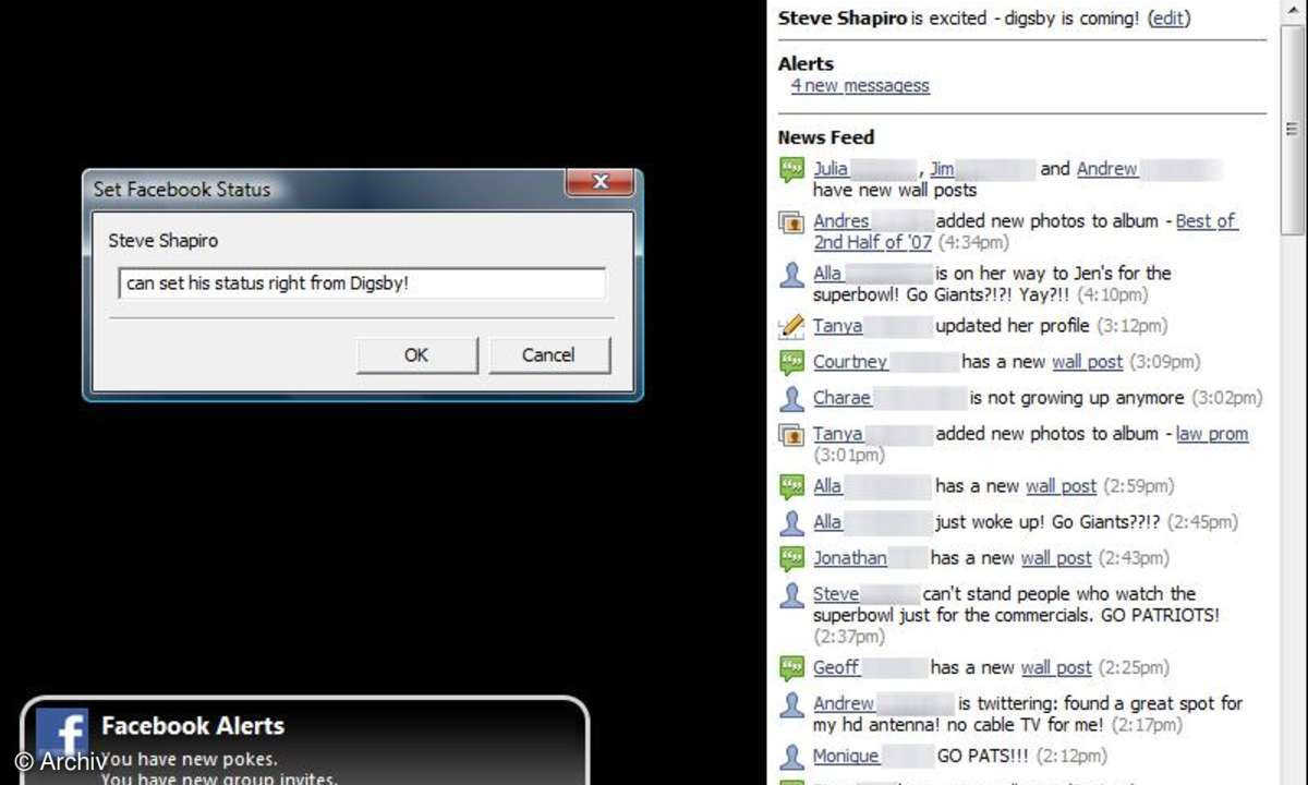 Digsby: Instant Messenger mit Anbindung an Social Networks