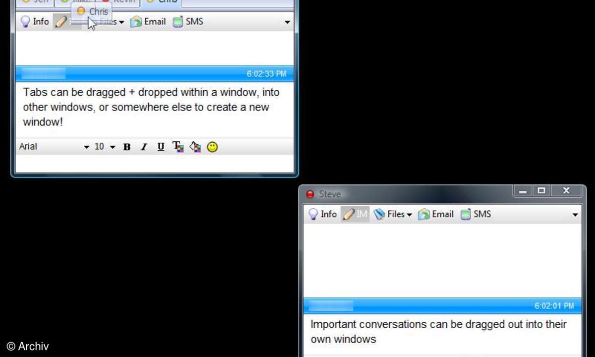 Digsby: Instant Messenger mit Anbindung an Social Networks
