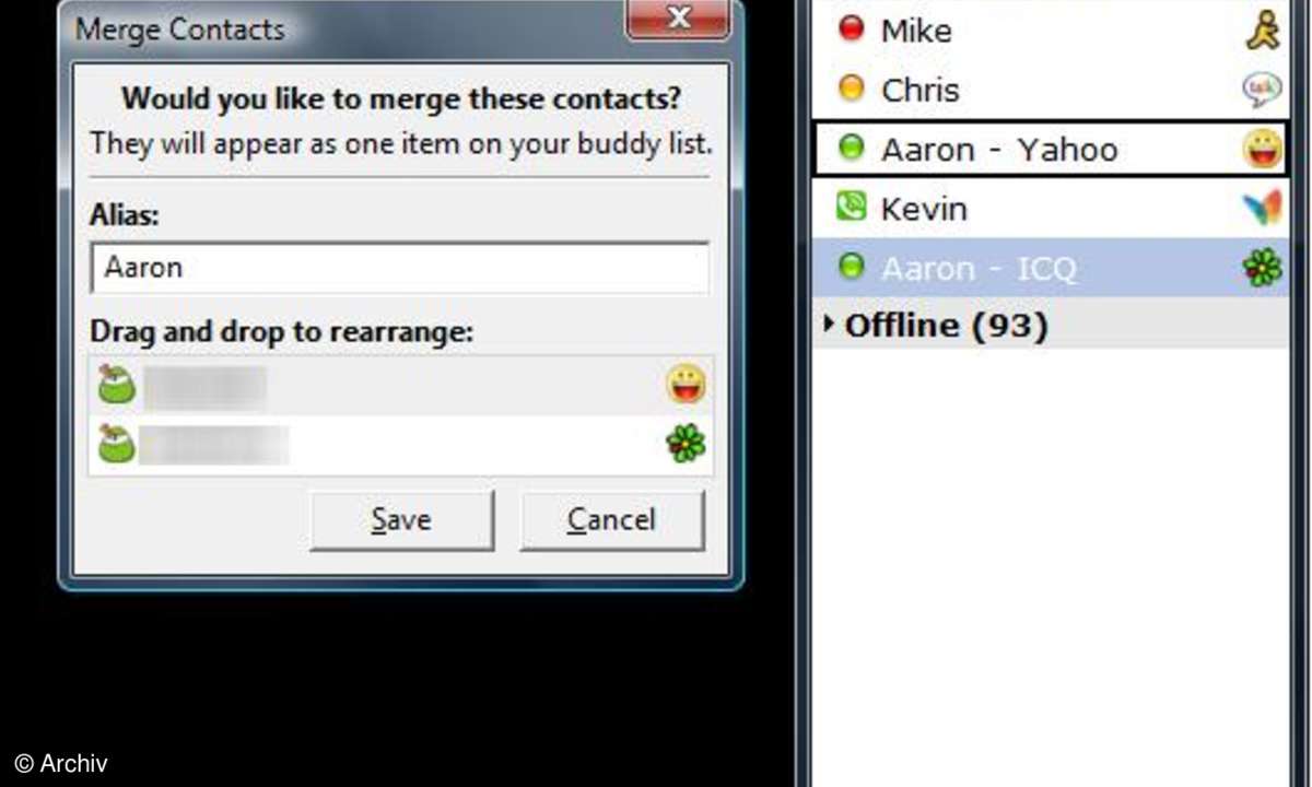 Digsby: Instant Messenger mit Anbindung an Social Networks