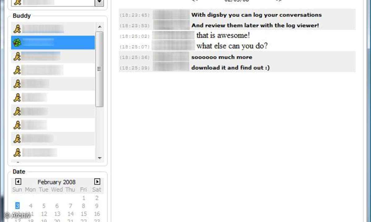 Digsby: Instant Messenger mit Anbindung an Social Networks