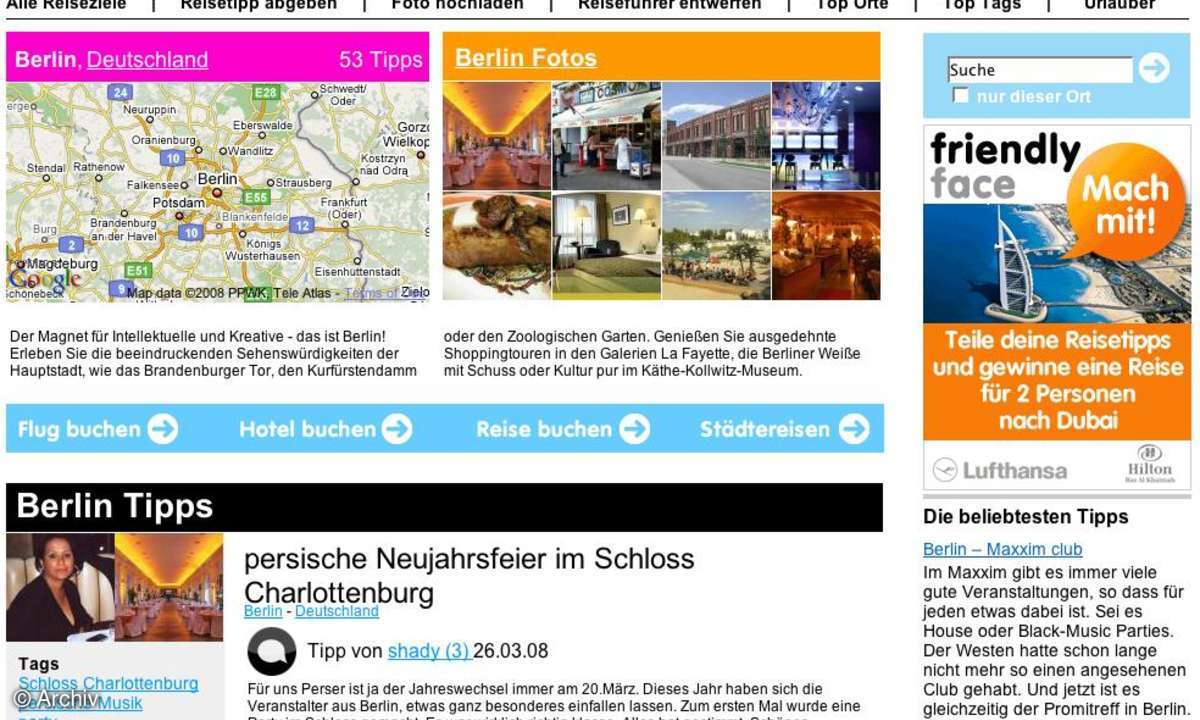 Coole Websites: friendlyface.com