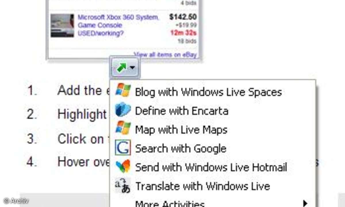 Internet Explorer 8: Beta 1 in deutscher Sprache
