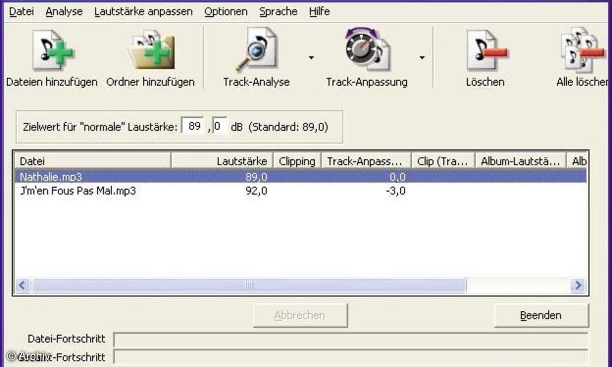 MP3-Freeware: MP3Gain