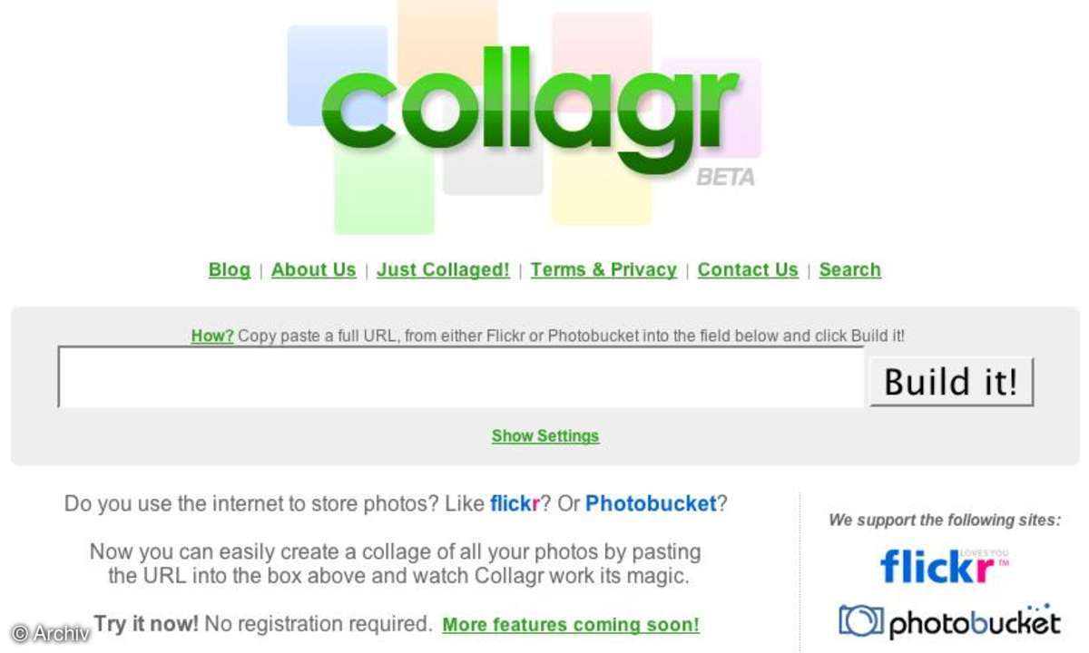 Coole Website: collagr