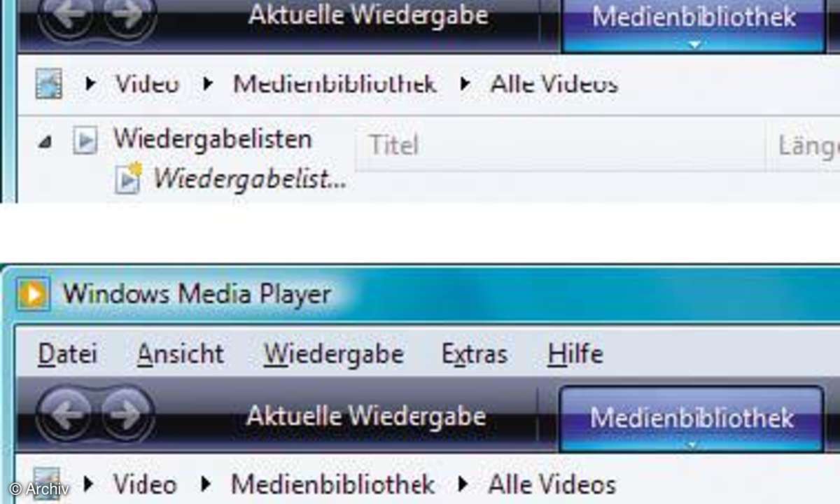 Vista-Ärger: Windows Media Player 11