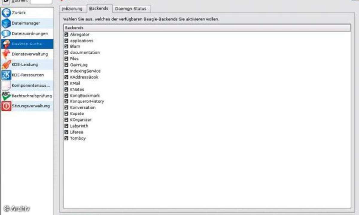 Linux-Tuning: Beagle