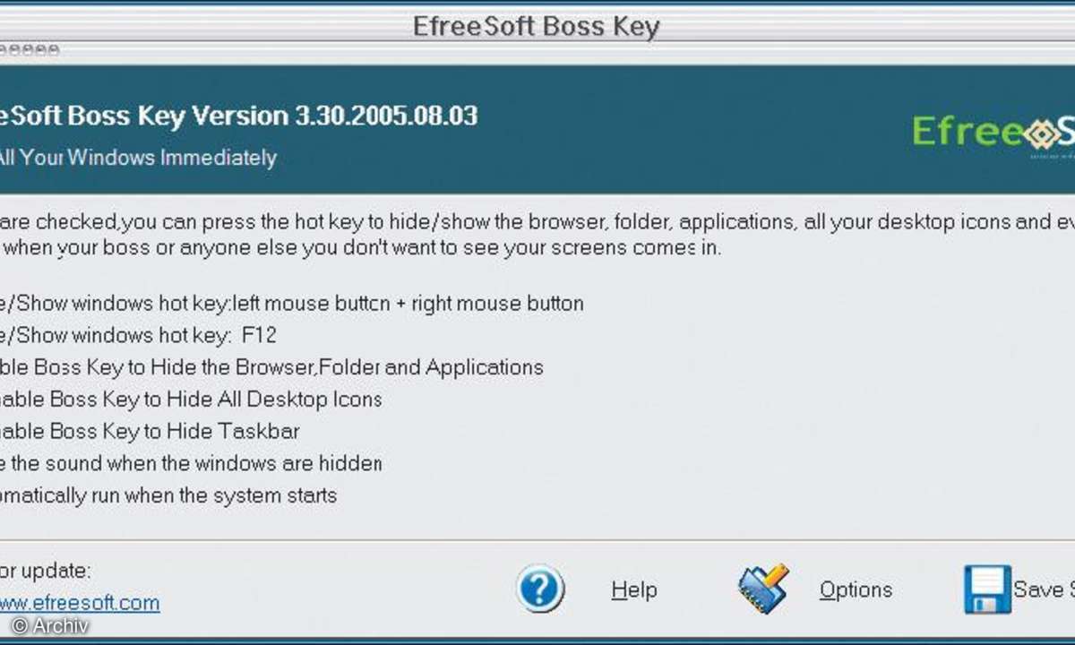 Windows automatisieren: BossKey