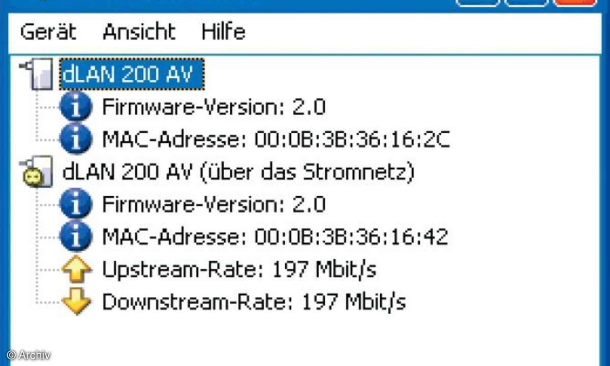 200-MBit-Powerline-Adapter