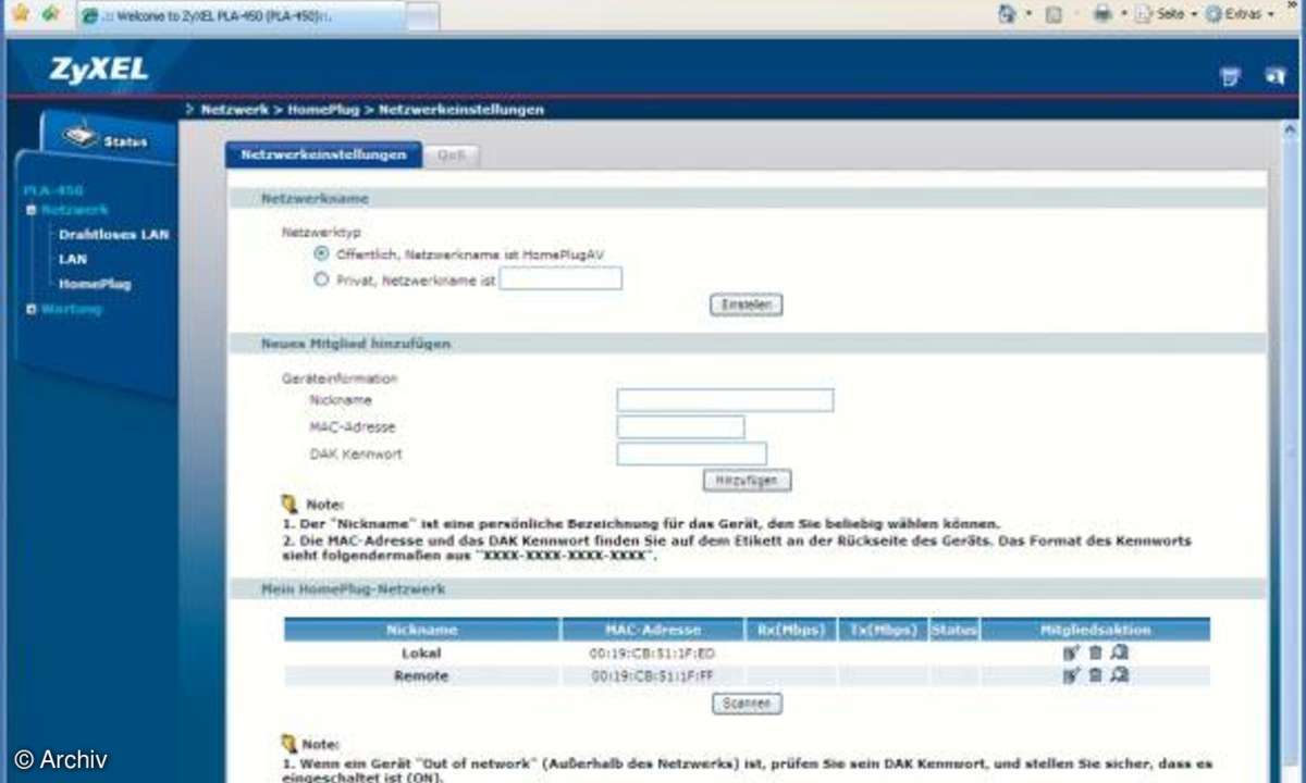 200-MBit-Powerline-Adapter
