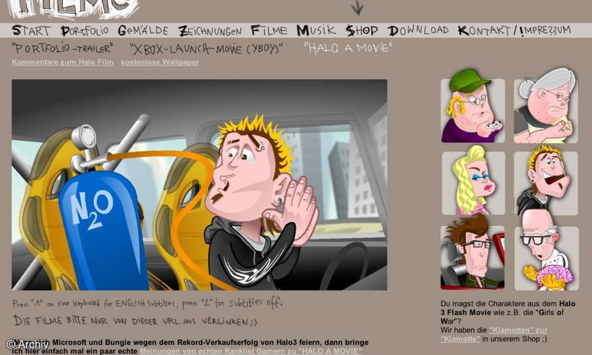 Coole Website: JürgenFrey
