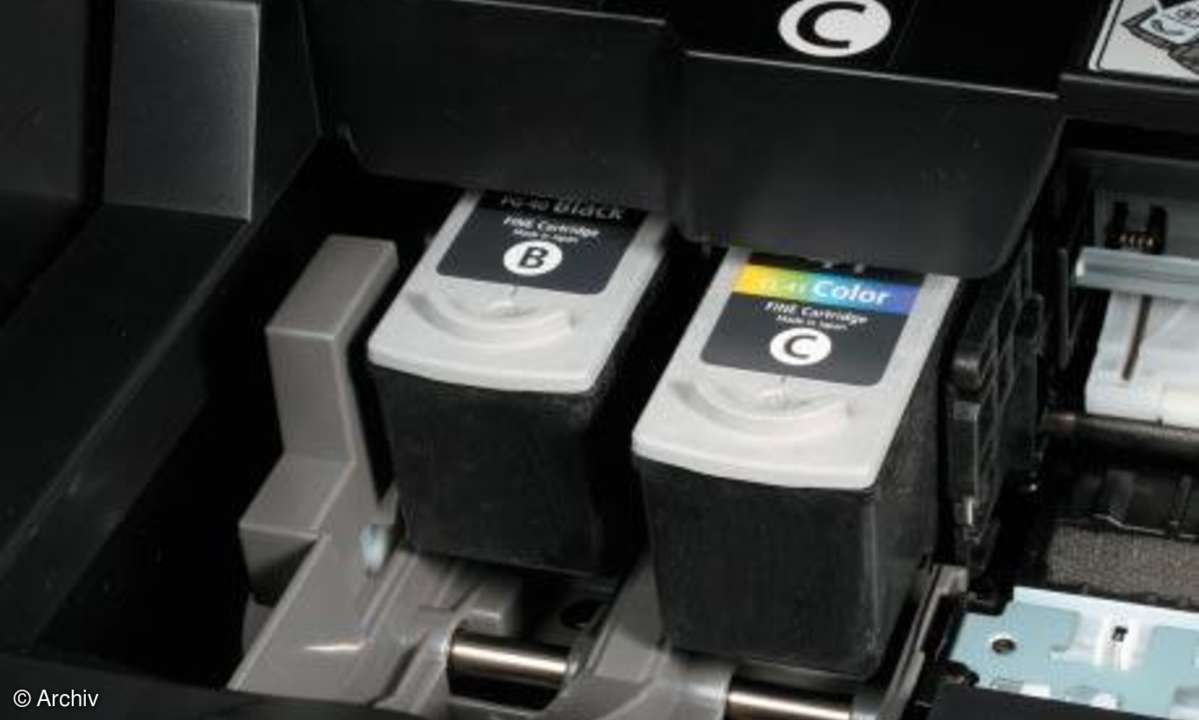 Canon MP210: Tintenpatronen mit Druckkopf
