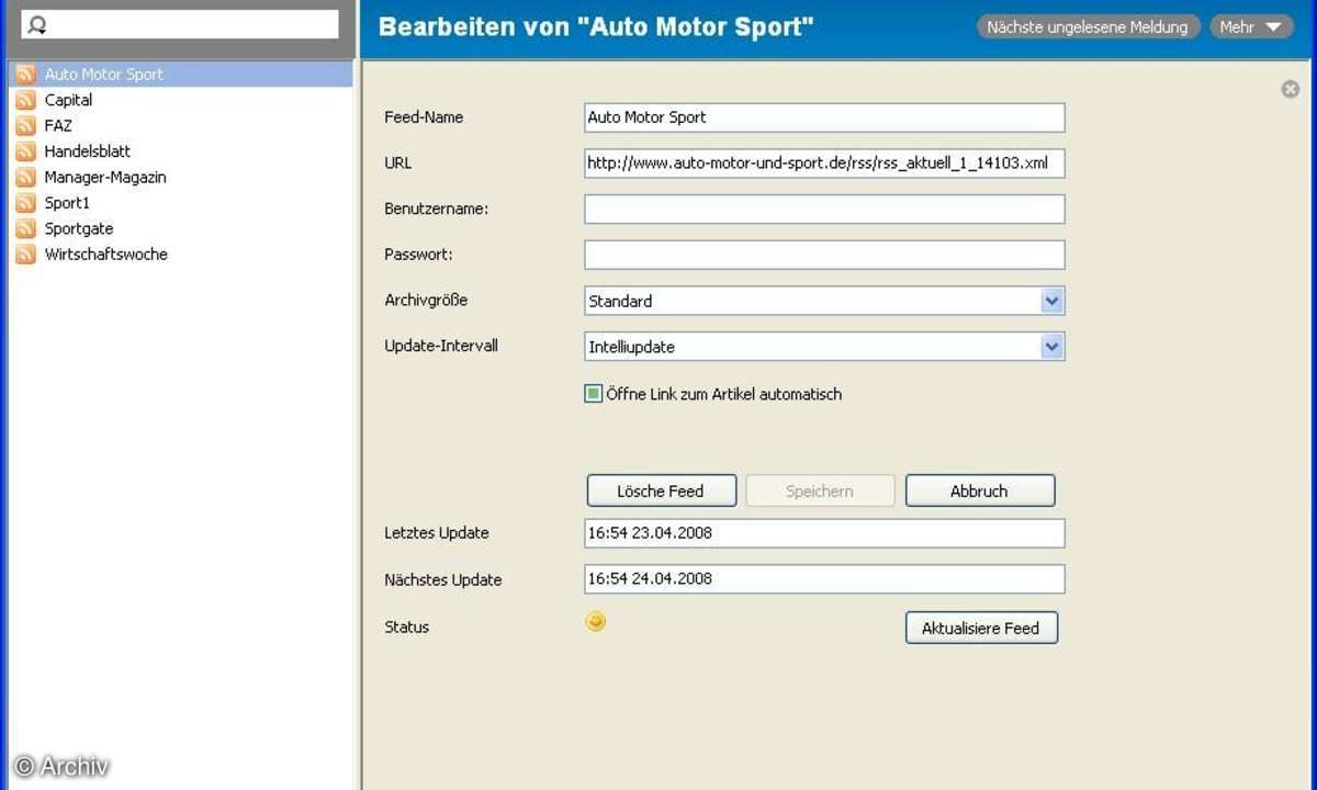 Feedreader
