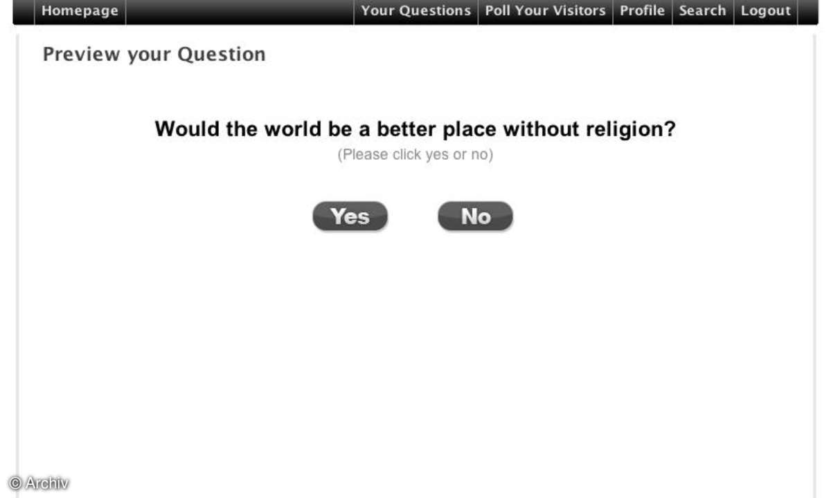 Coole Websites: Ask500People.com