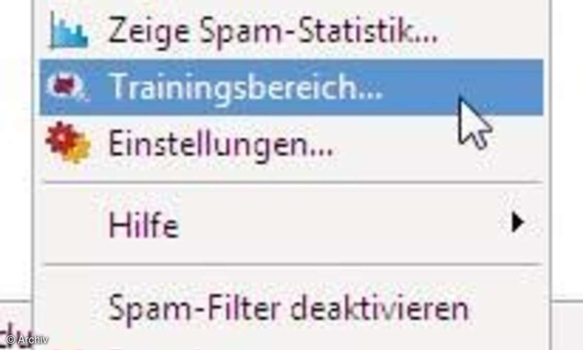 Weg mit dem Spam