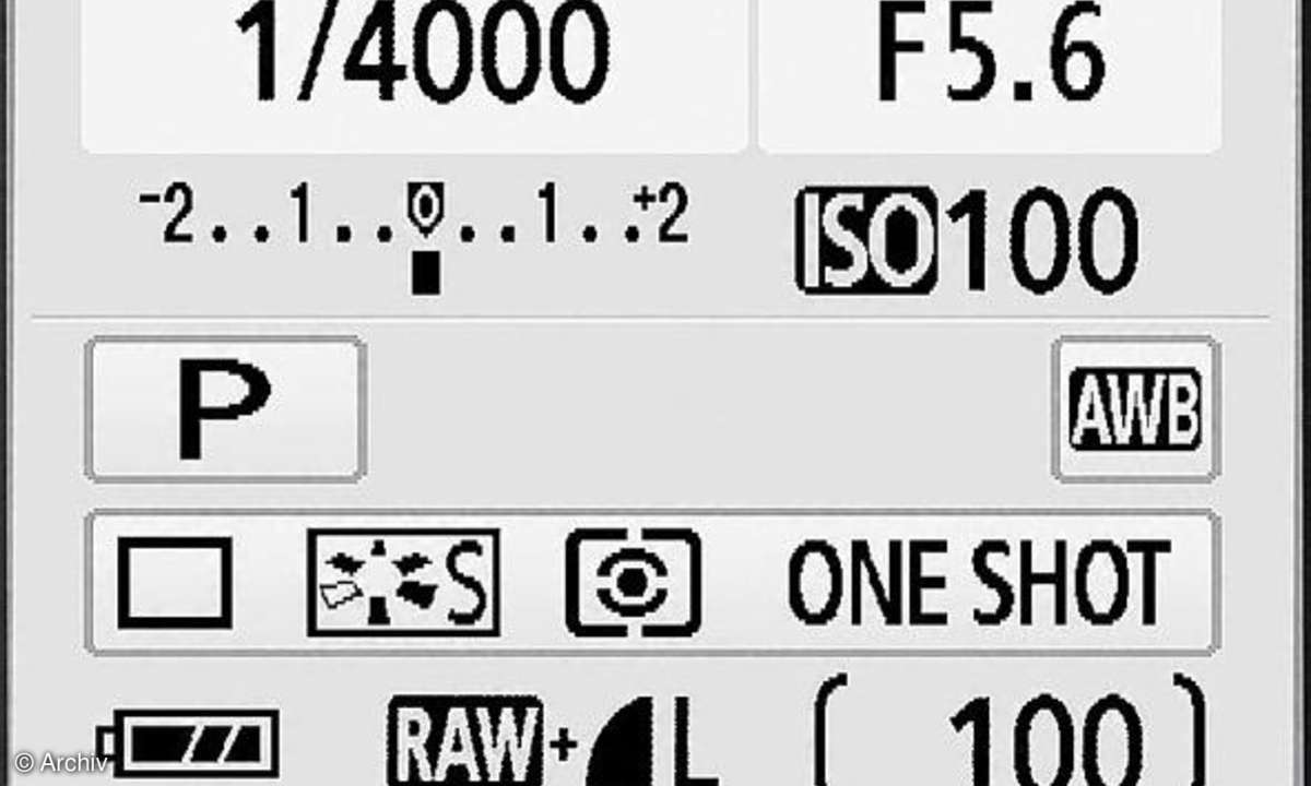 Canon EOS 450D Menü