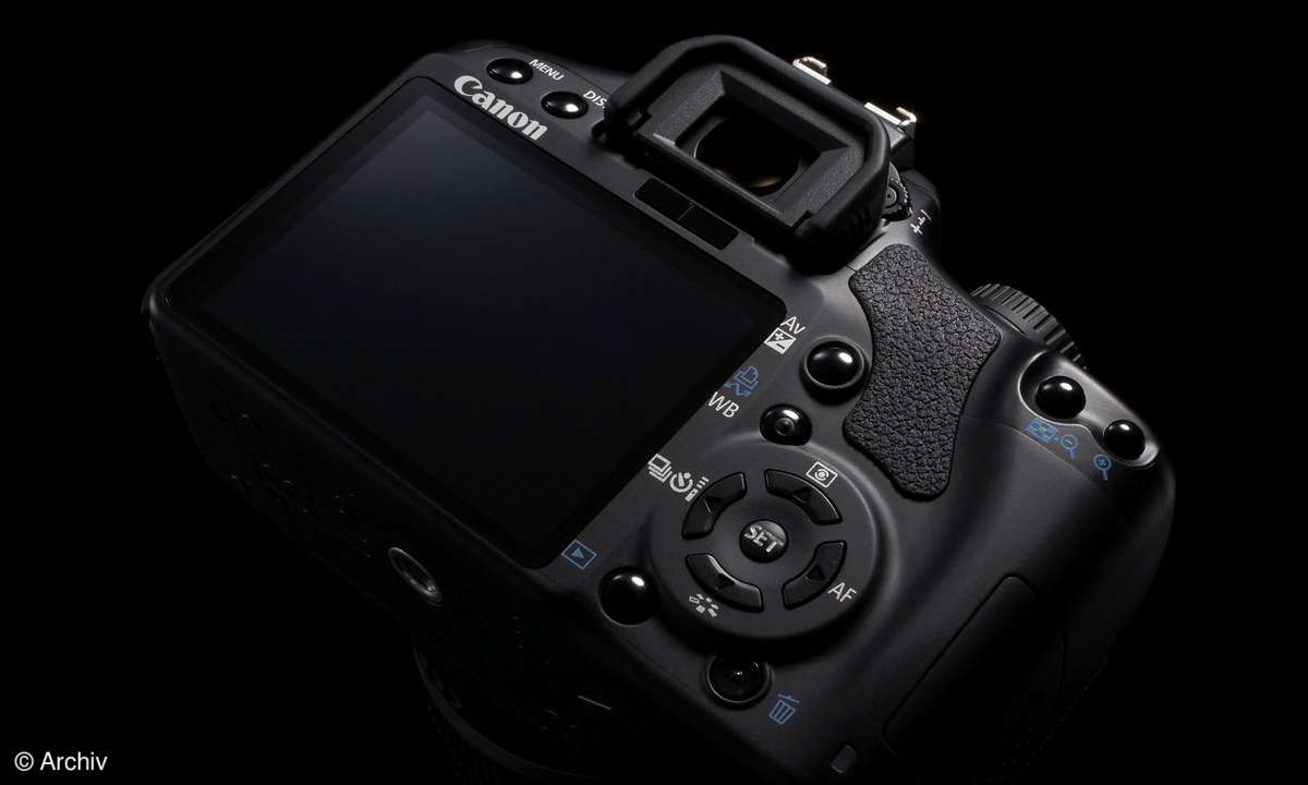 Canon EOS 450D - mehr Display